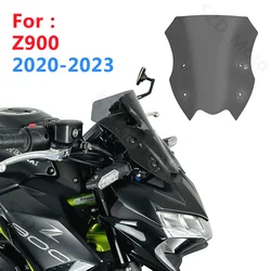 For KAWASAKI Z 900 Z900 2020 2021 2022 2023 Motorcycle Accessories Sport Windshield Windscreens Wind Deflectors Black