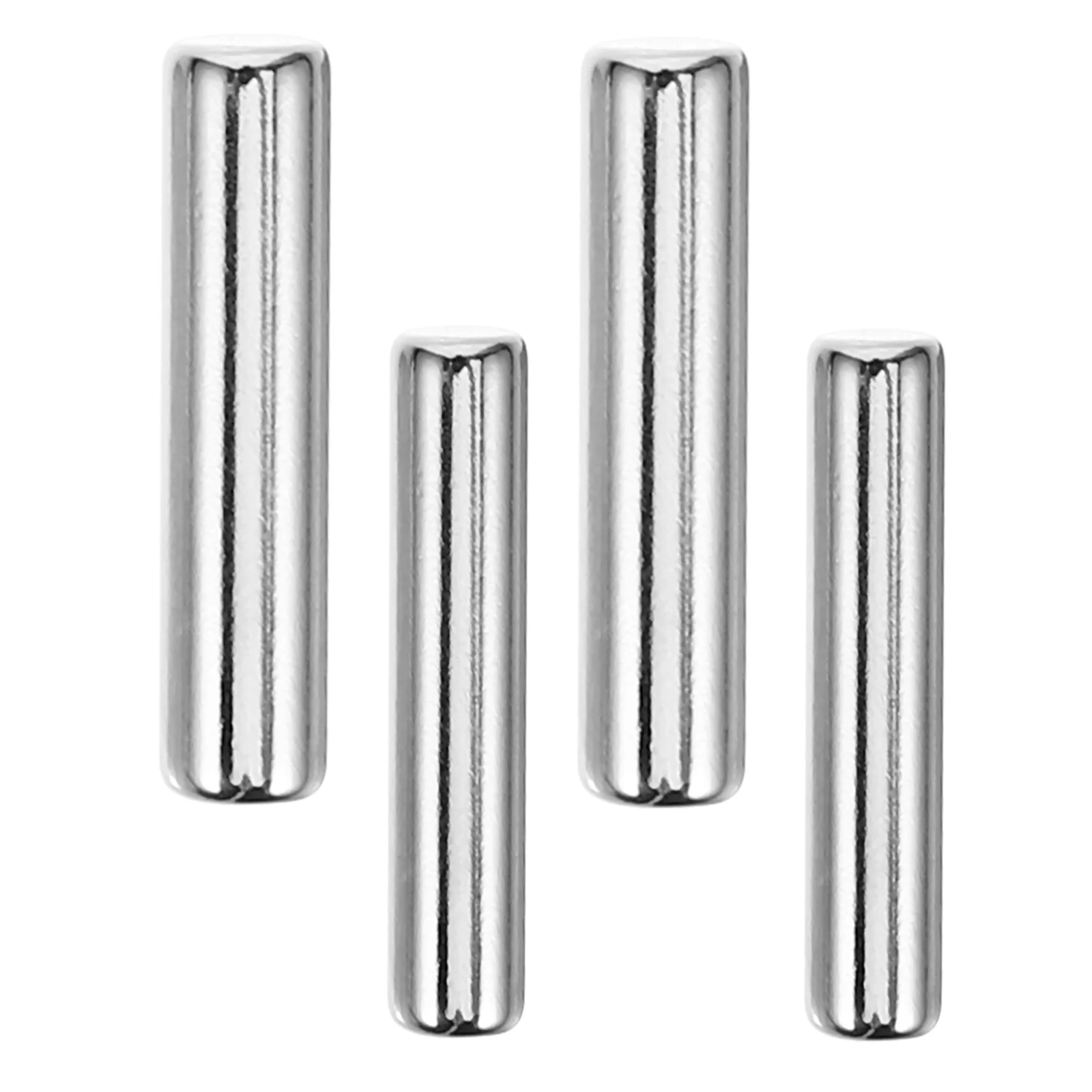 4pcs Nail Polish Gel Magnet Nail Cat Eye Gel Cylindrical Magnet Stick Manicure Tools (Size S and L for Each 2pcs)