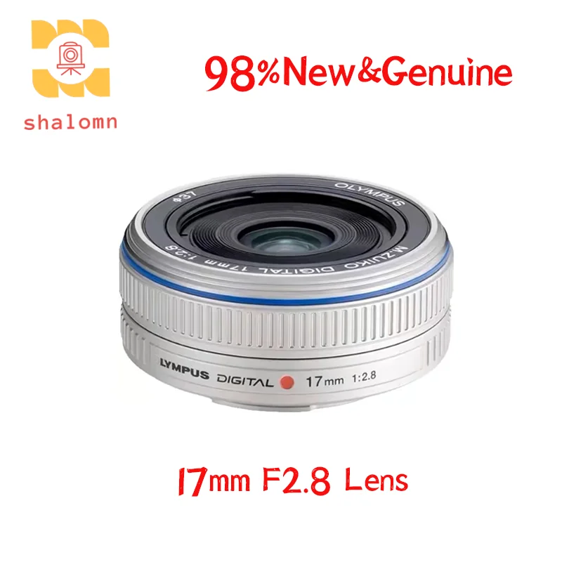 98%New Original 17mm F2.8 Prime Lens For Olympus 17f2.8 Fixed Focus Mirrorless Camera lense