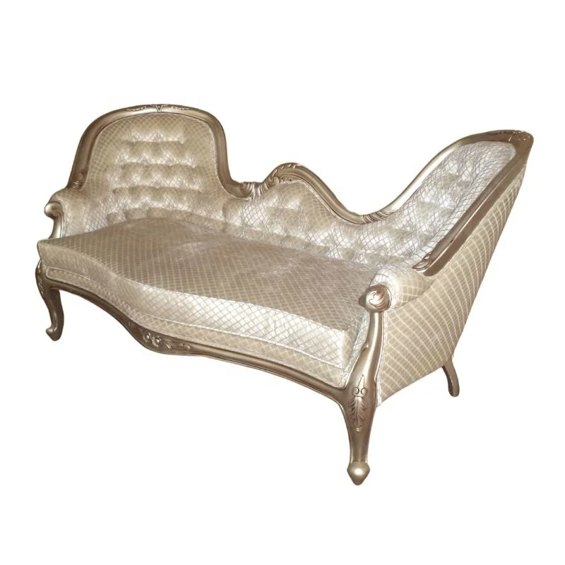 Antique Reproduction Living Room Sofa Classic European Home Furniture Wooden Sofa Bridal Wedding Sofa for Hotel Furniture