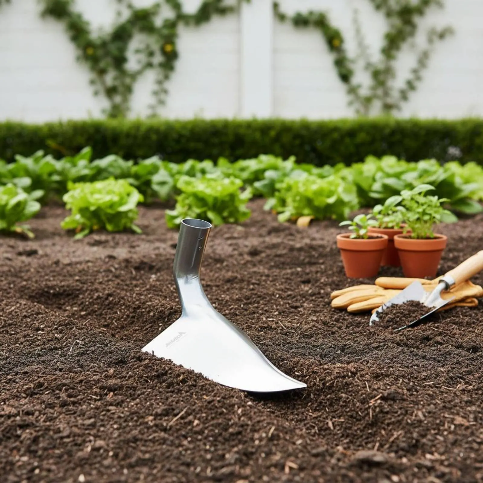 

Ditching Hoe Head Manganese Steel Furrowing Hoe Weeding Tool Sharp Tip V-Shaped Design for Farmers, Farm