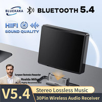 Upgraded Bluetooth 5.4 30 Pin Audio Receiver High Compatibility HIFI Lossless Music Wireless Adapter 30PIN Docks Analog Speaker