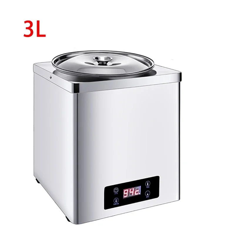 3L/7L Commercial Brown Sugar Pearl Stainless Steel Insulation Pot Warm Soup Pot Electric Heating Holding Furnace