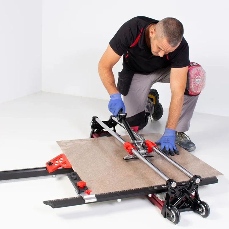 

High-Precision Tile Cutter, Manual Push-Type, 1250mm Floor Tile Slicing Blade Triangular Cuts/Bevel Cuts for Tiles