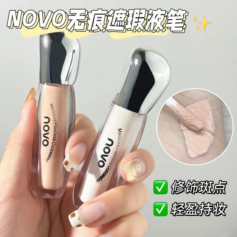 Lightweight Liquid Concealer Cream Waterproof High Coverage Matte Face Concealer Makeup Base Eyes Dark Circles Foundation Cream