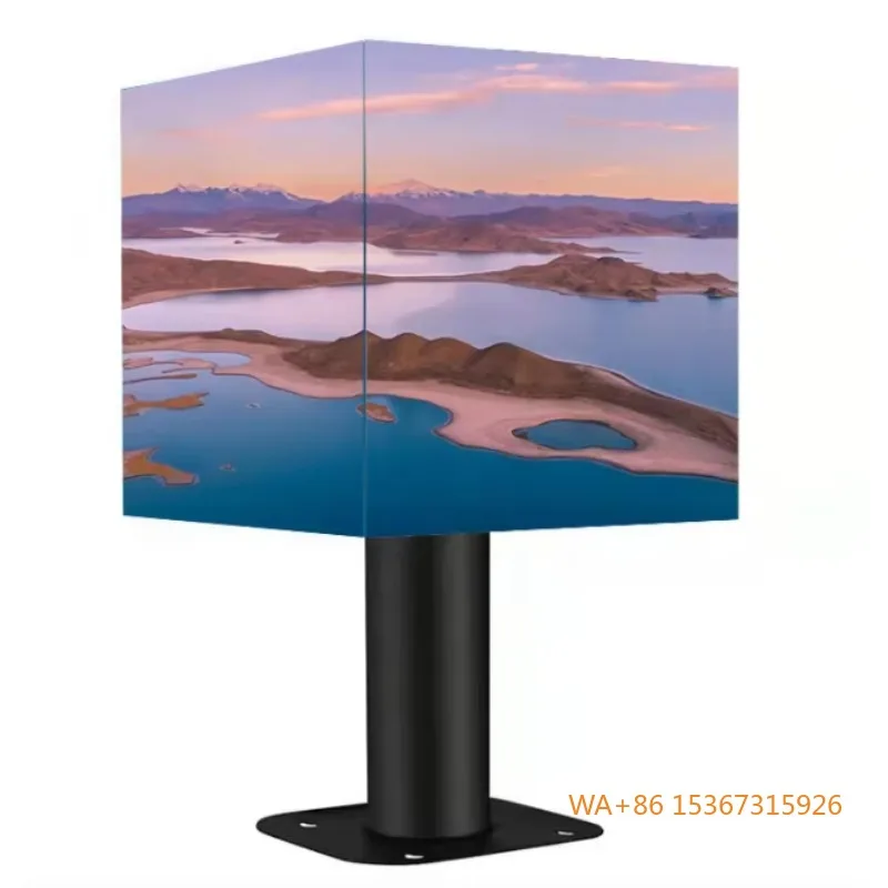 

P2.5-P4 Iron Cabinet Outdoor Cube LED Display User Friendly Digital Video Wall Screen