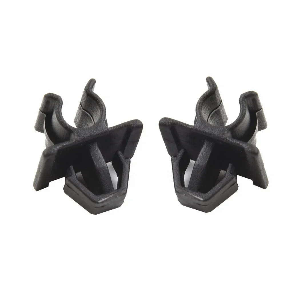 2pcs Car Fastener Hood Bonnet Prop Rod Support Clip Nylon Plastic Retainer For Nissan Automobile Fastener Clip