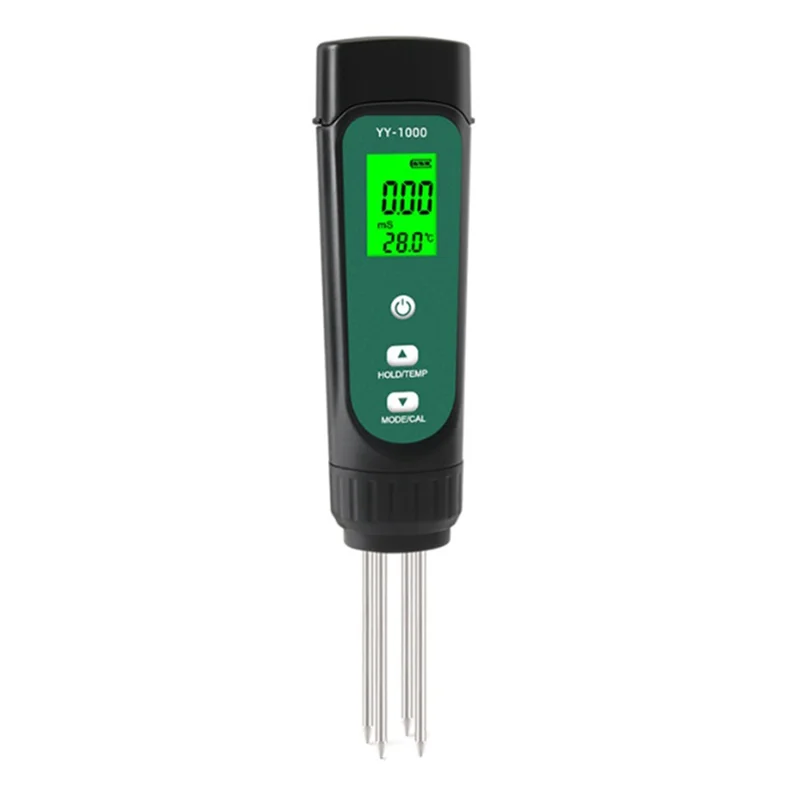 

YY-1000 Soil EC Temperature Meter Digital Plant Moisture Conductivity Tester Garden Laboratory Household Measuring Tool