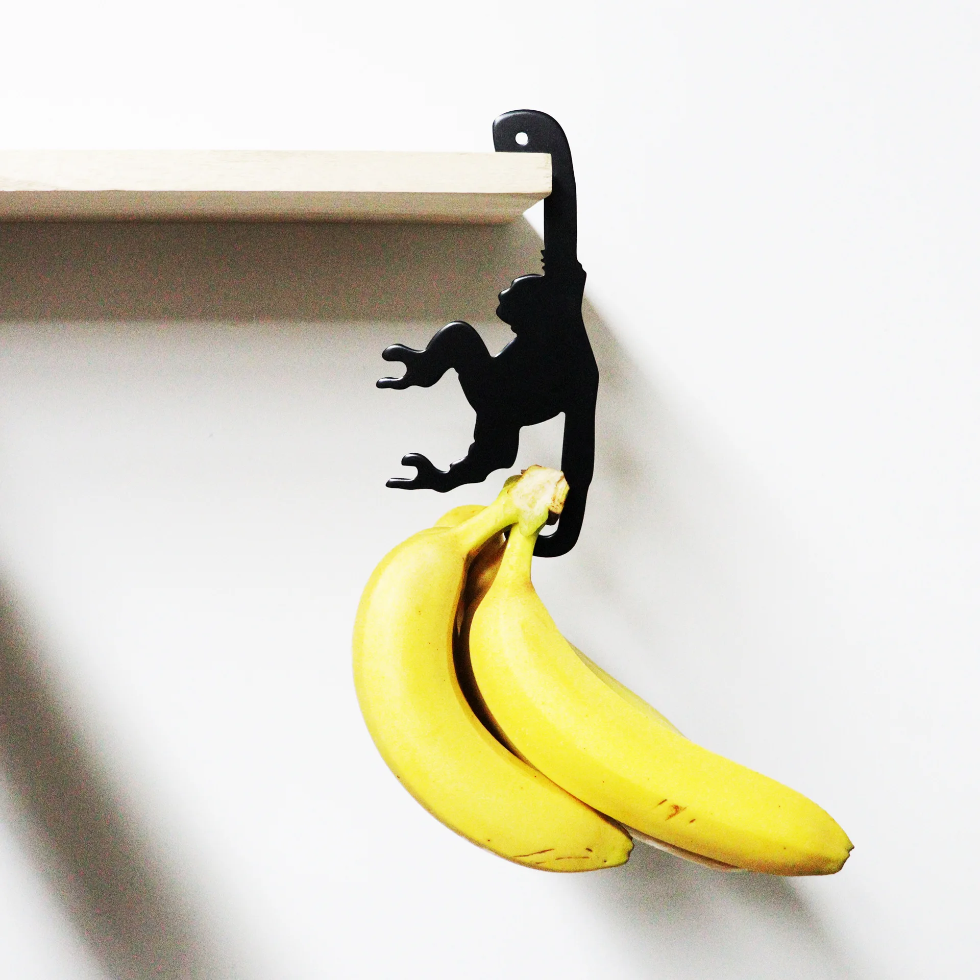 

Metal Funny Monkey Banana Holder Metal Kitchen Gadget for Keeping Fresh Fruits and Vegetables, Durable Key Hanger Restaurant