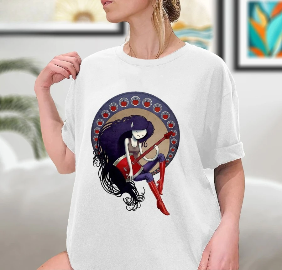 Marceline The Vampire Queen Shirt, Adventure Time Marceline Nouveau Girls T-Shirt, Marceline Playing Banjo Shirt, Sweatshirt