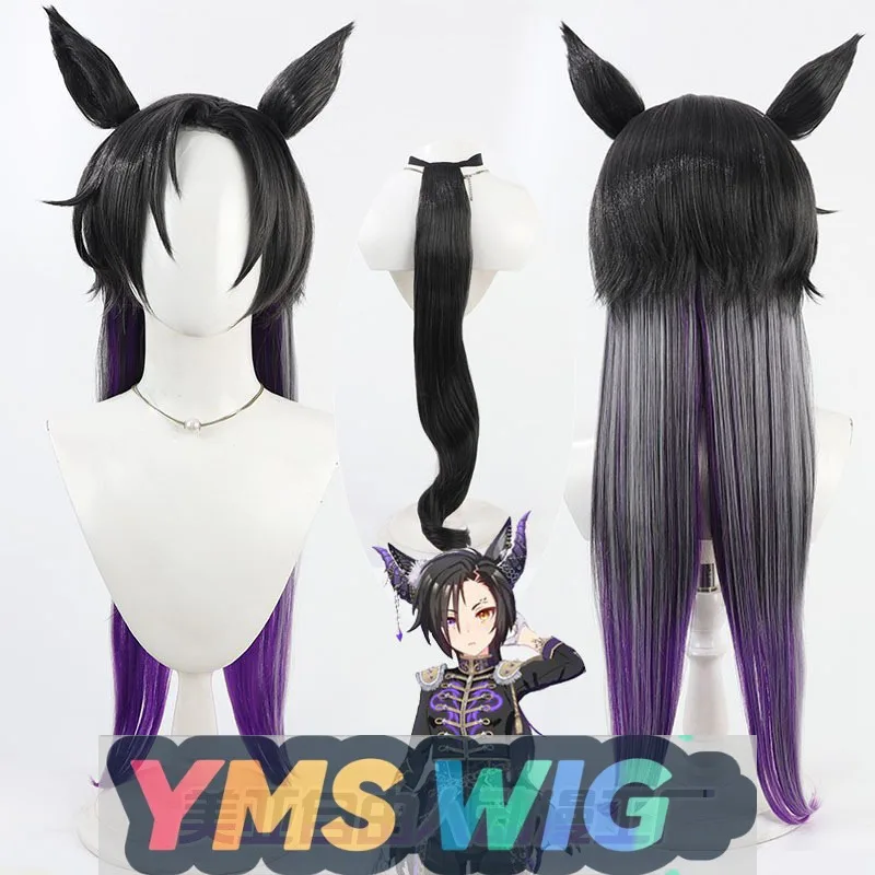 

【YMS WIG】Jockey Girl Sky Shrine Cosplay Wig Realistic Scalp Multi-Color Gradient Highlighted Same Color Tail