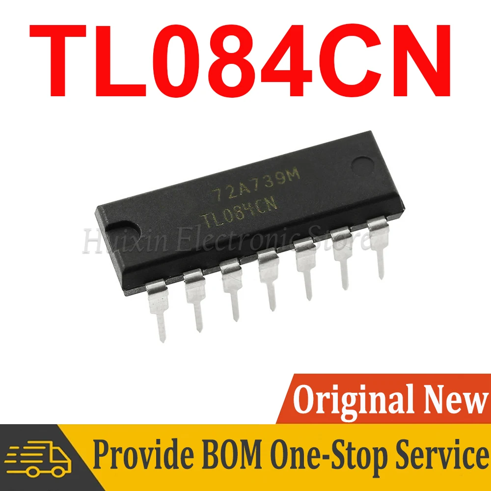 2pcs TL084CN DIP14 TL084 DIP 084CN New and Original IC Chipset