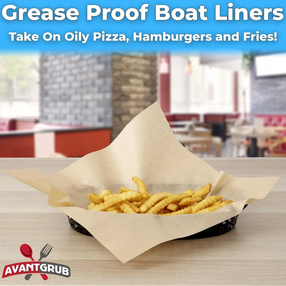 غلاف ديلي صديق للبيئة مقاس 12 × 12، 2000 ورقة من ورق الكرافت للنزهات ومهرجانات الشواء ومستلزمات المطاعم #4