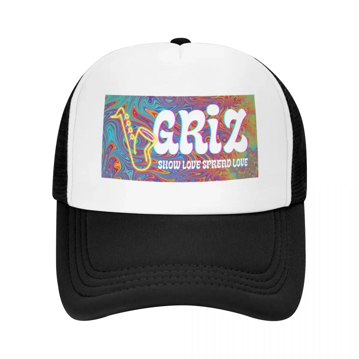 GRiZ Show Love, Spread Love Baseball Cap Hat Man For The Sun Streetwear hiking hat Hat Baseball Cap Baseball For Men Women's