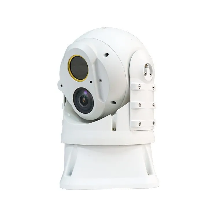 Infrared Thermal Imaging Security Power Warehouse Cruise Temperature Measurement Alarm Binocular Ball Type Cradle Head