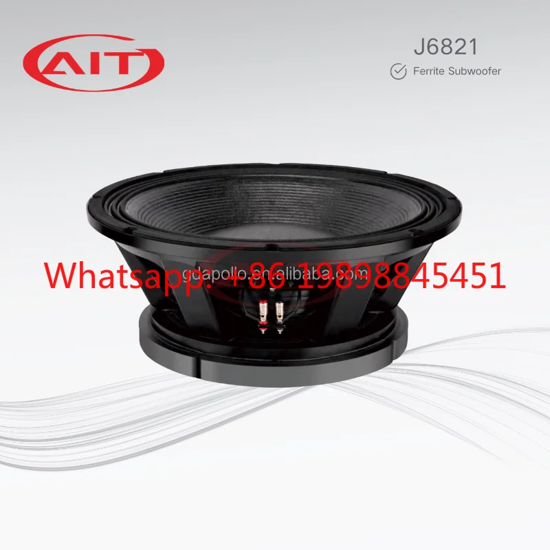 J6821 Ferrite Voice Coil High Power Bass DJ PA Powerful 21" 8.5" 5000W Subwoofer Speaker System