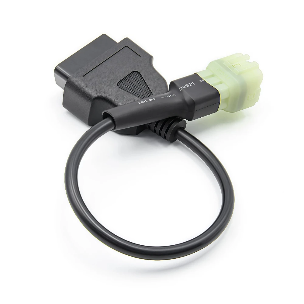 Afbeelding 4: Geschikt voor KTM 6PIN naar 16PIN adapterkabel Obd2 motorfietsadapterkabel