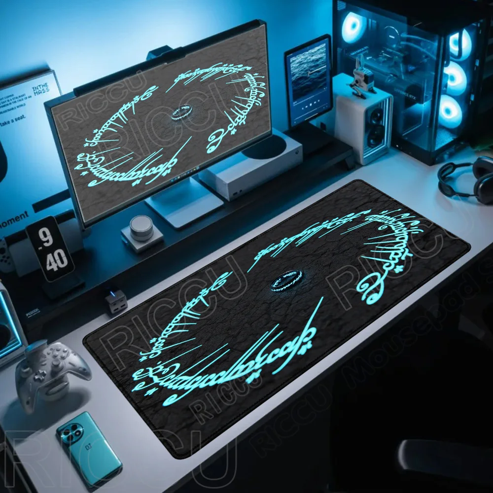 HD XXL マウスパッド 400x900mm ロード・オブ・ザ・リング マウスパッド ゲーマー コンピューター拡張デスクマット PC アクセサリー キーボード ゲーミングマット