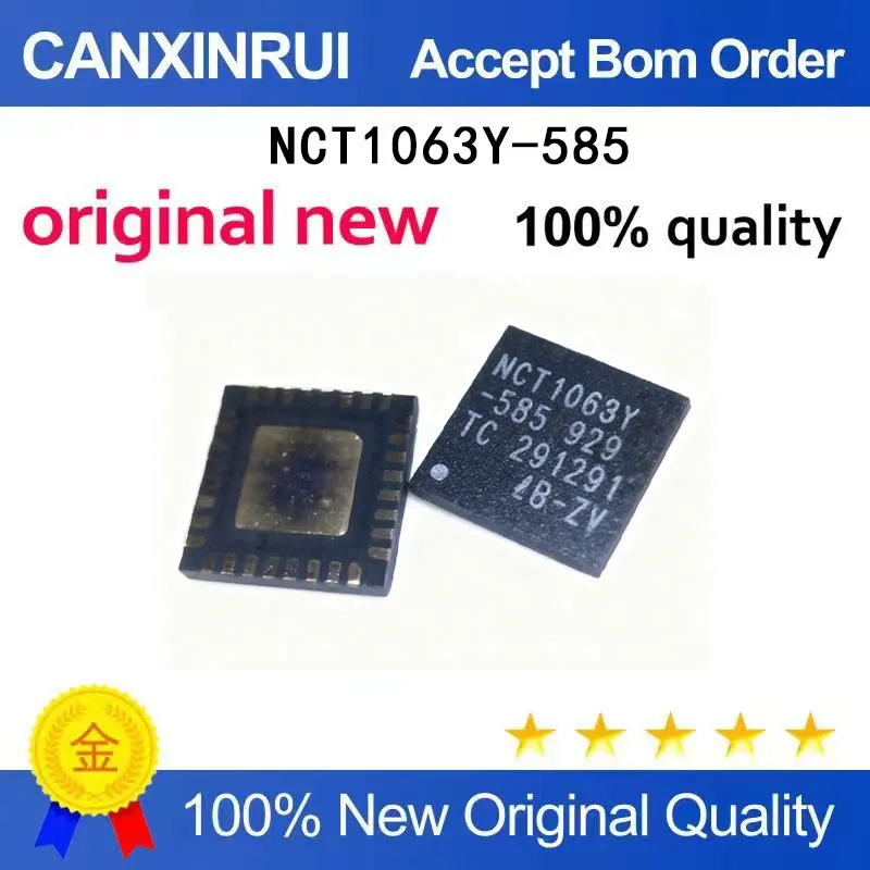 

(5-100 Pieces) Brand new original NCT1063Y NCT1063Y-585 QFN
