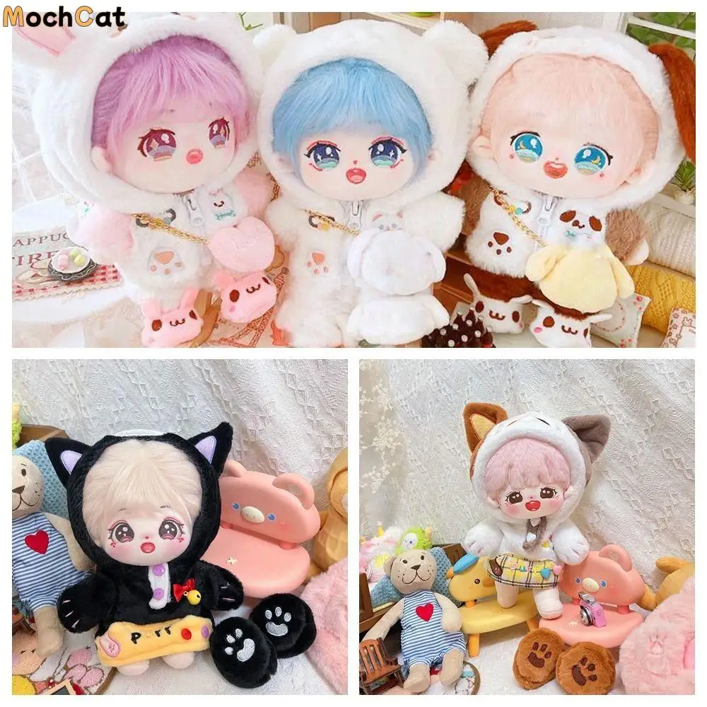 

Dress Up 20cm Doll Coat Clothes Fur Cat Idol Doll Outfit Clothes Doll Clothing Rabbit Animal 20cm Doll Clothes 20cm Cotton Doll