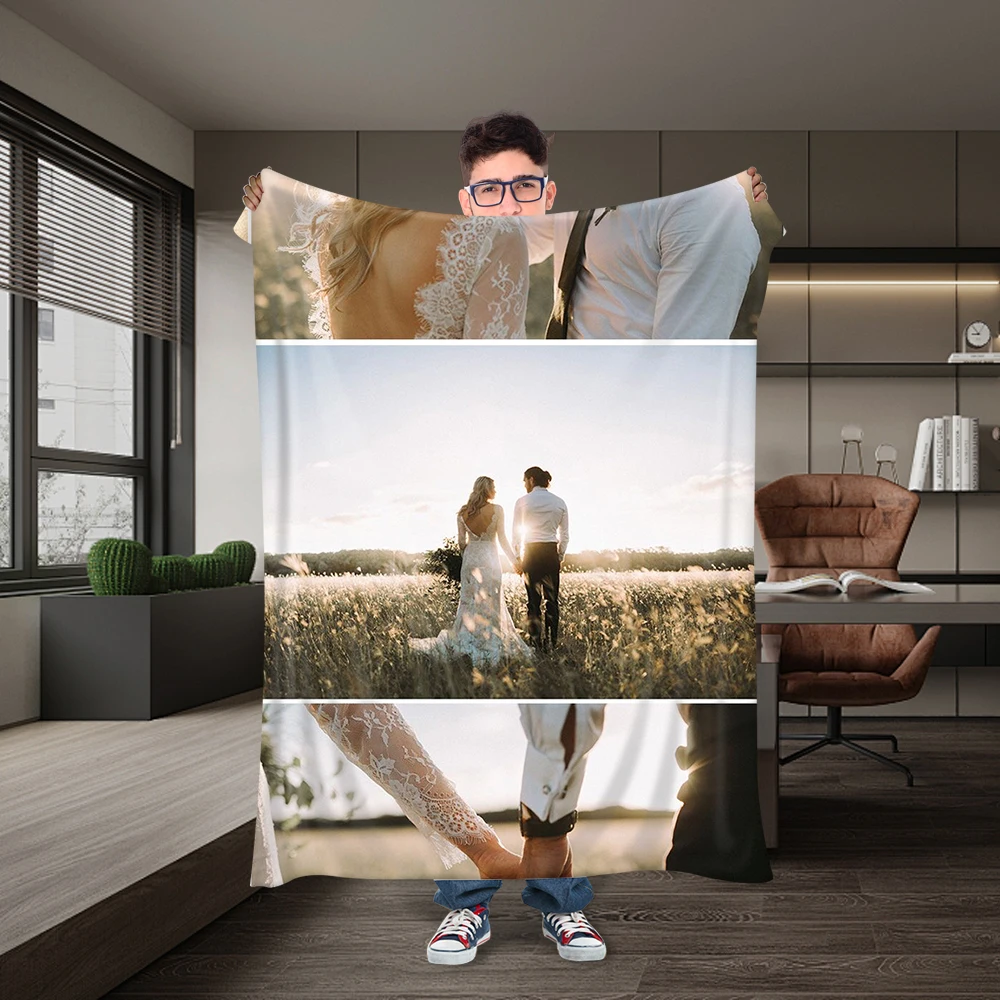 Custom 3D Flannel Weighted Blanket 6