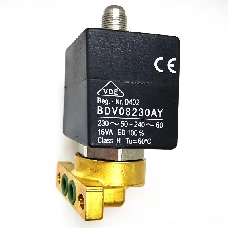 Magnetventil For Italian Coffee Machine Accessories Imported Three-way Right-angle Brewing Head Solenoid Valve Wasser und Dampf — Detail 2