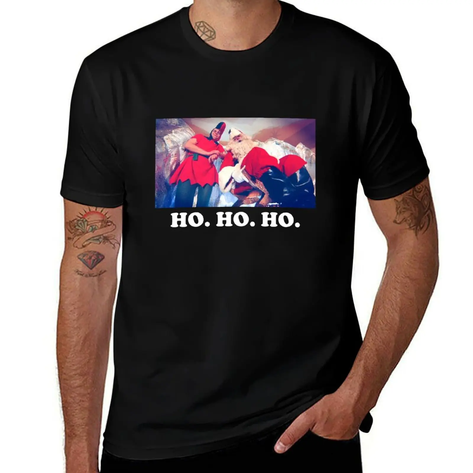 

Higbee Santa Claus T-Shirt t shirts with prints anime tshirt funny t shirts dark humor T-shirt