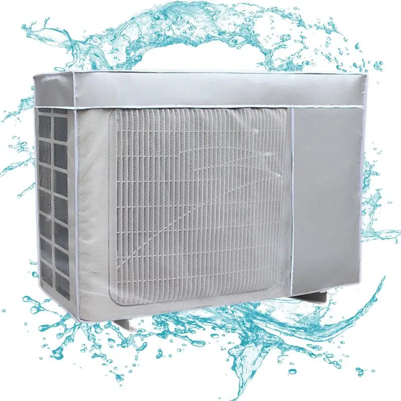 Air Conditioner Cover Winter Outdoor Air Conditioner Waterproof Cover Anti-Snow Rain Dust Cover AC Outside Unit Protective Cover