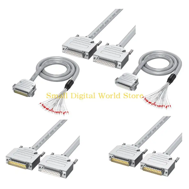 77UB DB25 RS232 Cable Male to Female Simple Cord Industrial Straight Through Converter For Dynamic Wiring Application