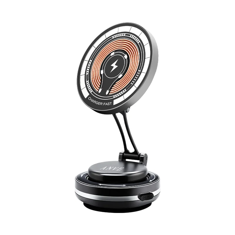 

2025 Newest ANVE Fast Charging Wireless Car Charger Universal Dashboard/Bracket Mount for Phones Magnet Material Accessory