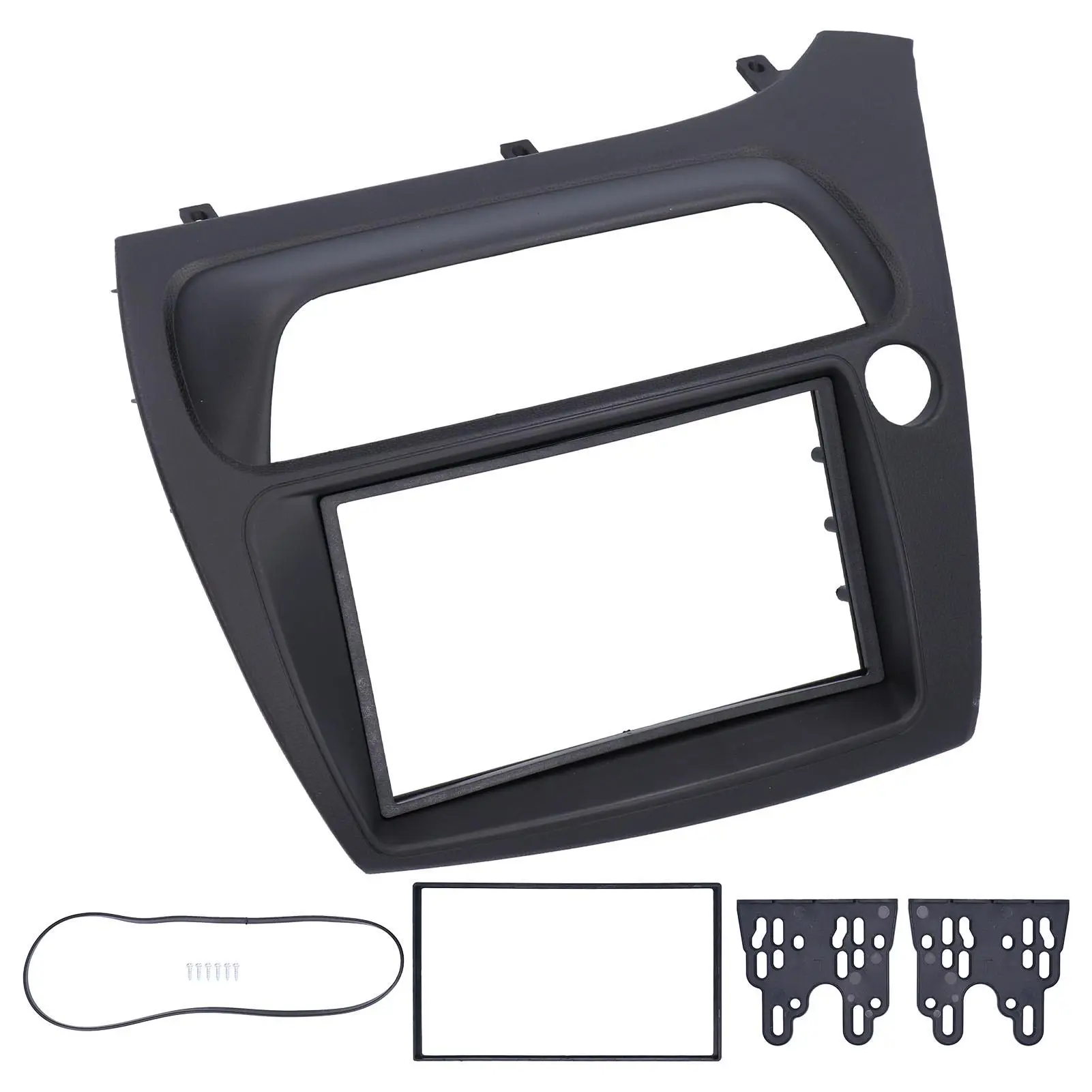 

Dash Stereo Bezel ABS Material Long Service Life Car Stereo Radio Fascia for replacement for Honda civic European RHD