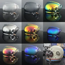 Visera para casco de motocicleta, visera de burbuja para campana, parabrisas de lente