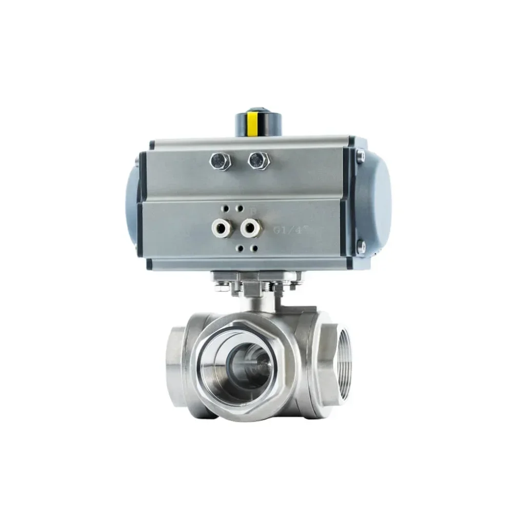 

Factory Price 1''-8'' Pneumatic Actuated Ball Valve Control General Application Plastic Pressure