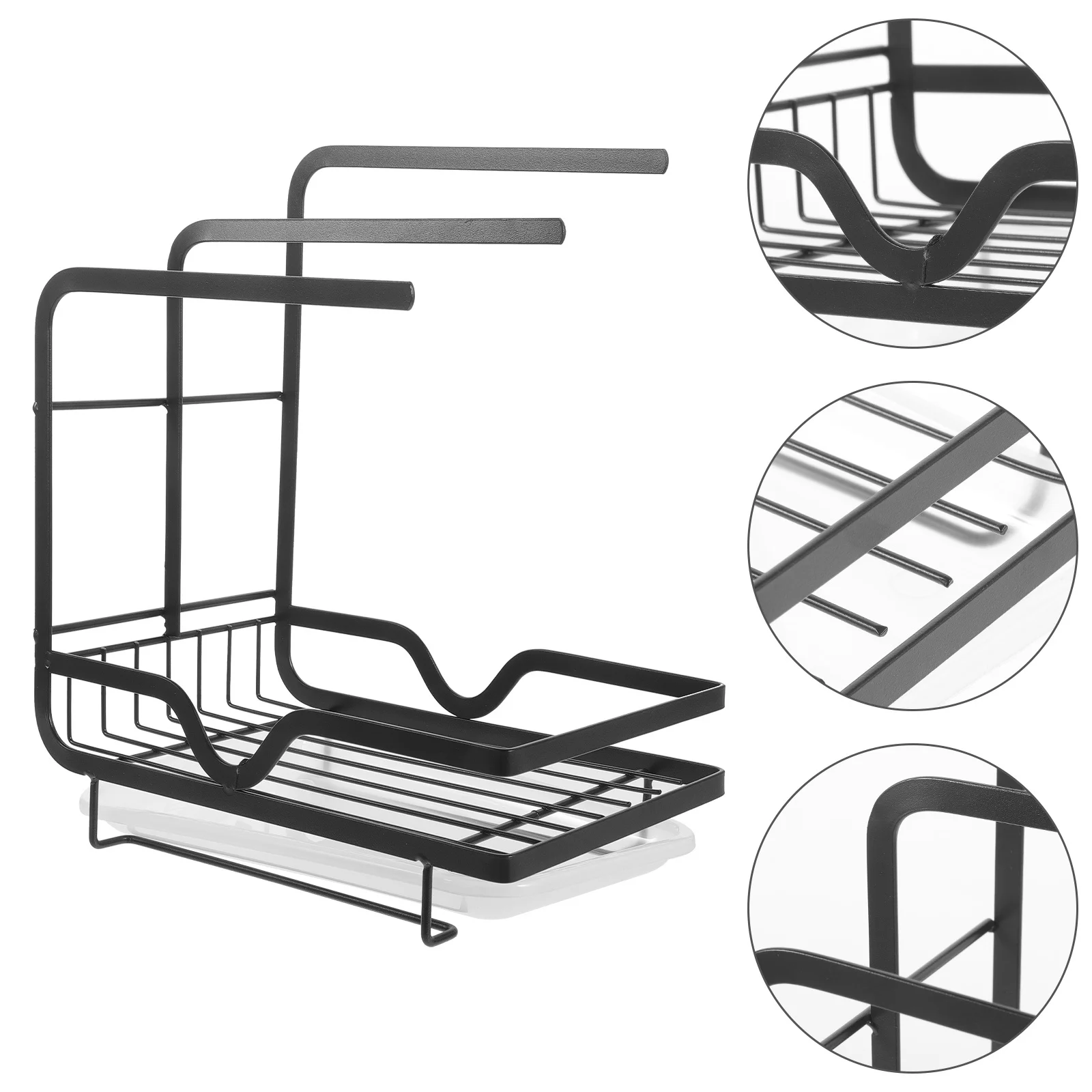 

Sink Stainless Steel Drain Basket For Dishcloth Towel Organizer Quick Drying Storage Holder Sink Sponge Shelf Metal Sponge