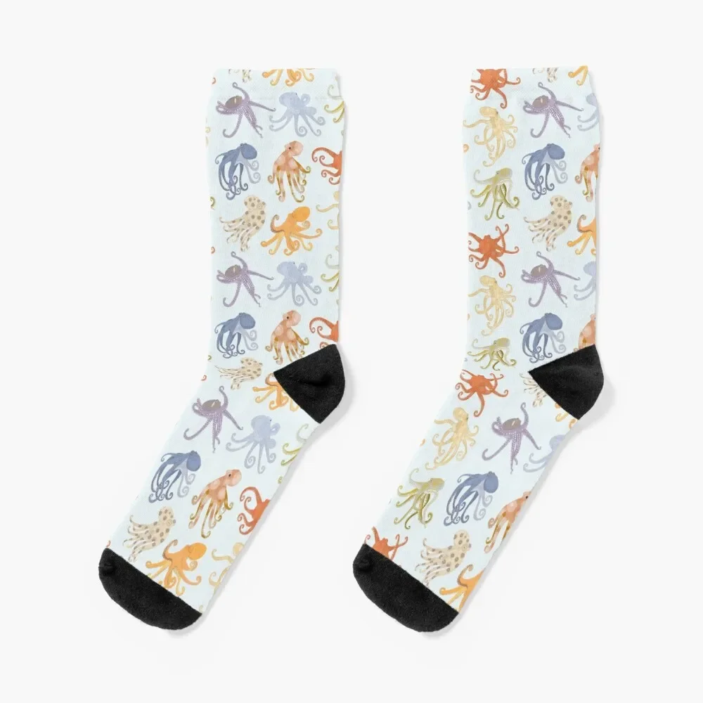 

Octopuses Socks cotton Antiskid soccer retro hockey Socks Ladies Men's