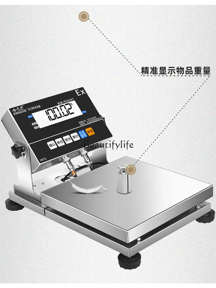 High Precision 0.1G Electronic Balance Scale 30kg Electronic Scale Stainless Steel Industrial