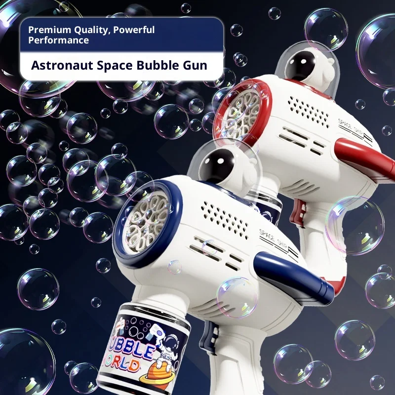 Best-selling bubble machine children's fully automatic bubble-blowing electric handheld Gatling bubble gun toy best-selling bu