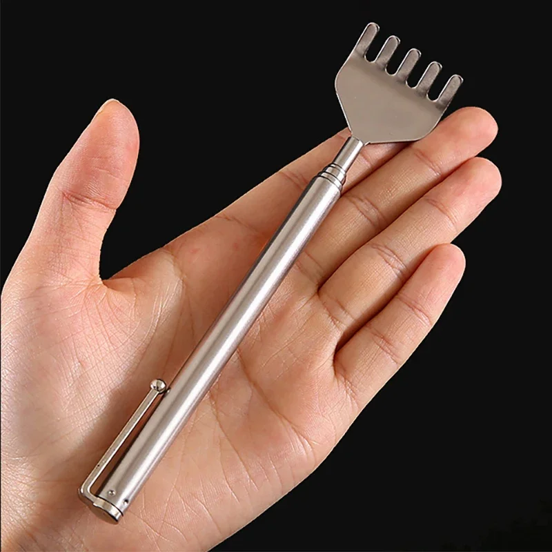 

【Hot sales】Tickle retractable stainless steel Tickle rake Tickle no one old tickle multi-functional