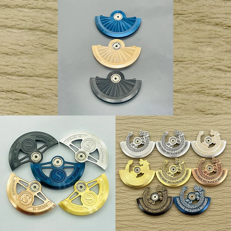 

NH35A Watch Movements Oscillating Weight Rotors Fits NH34 NH35 NH36 NH38 NH39 4R35 4R36 6R 7S Movements Watch Replace Parts