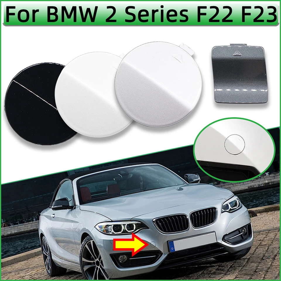 For BMW 2 Series F22 F23 2013 2014 2015 2016 2017 2018 2019 Front Rear Bumper Tow Hook Cap Trailer Cover 51117391808 51127391807