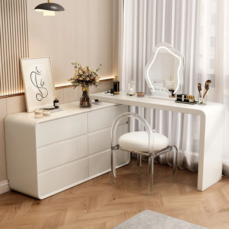 Commode crème vent bois massif chambre commode seau