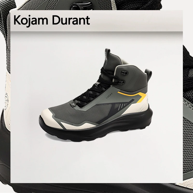 

Мужские зимние кроссовки Kojam Durant High Top с флисовой подкладкой, легкие, дышащие, для активного отдыха и повседневной носки