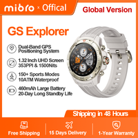 Mibro GS Explorer Smartwatch Military Grade 10ATM Waterproof 1.32'' UHD Screen GPS 150 Sports Modes Smart Watch for iOS Android