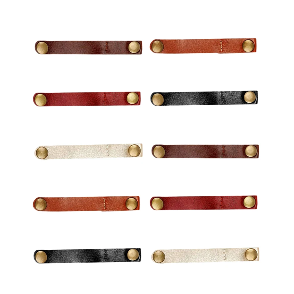 

10 Pcs Headphone Winder Cable Tie Organizers Retro Wire Keeper USB Cable Clips Soft Elastic Cord Organizer