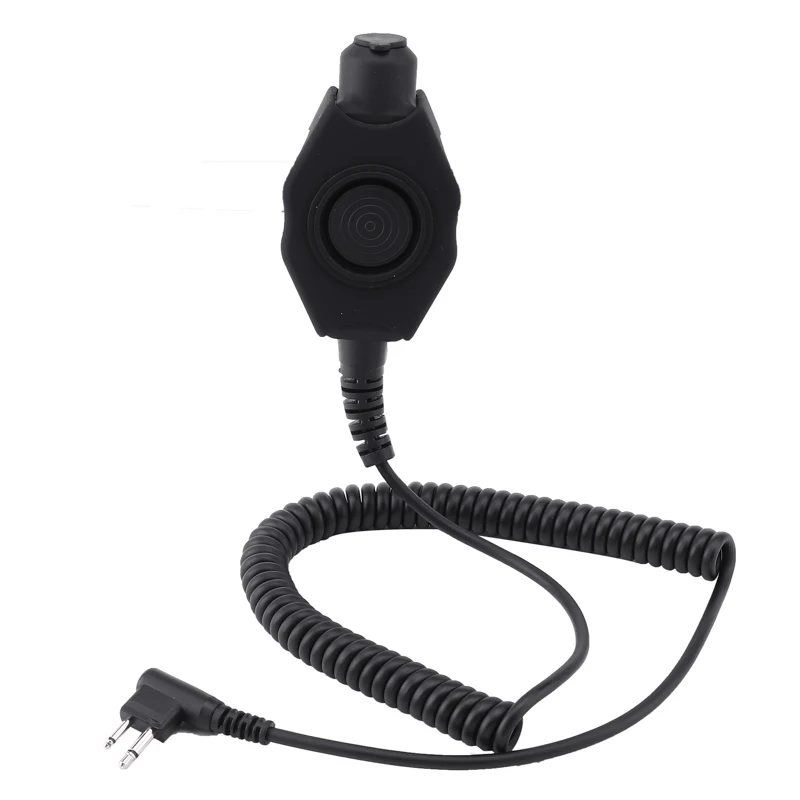 M Connector Waterproof Large PTT Button Launch Switch Adapter To 7.1mm Tactical Earphones for Motorola DEP450 GP300 P3688 DP1400