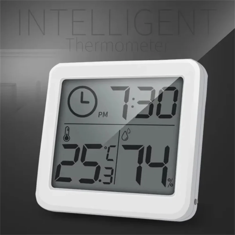 

Multifunction ElectronicTemperature Large LCD Screen Humidity Table Clock Automatic Monitoring Desk Clock