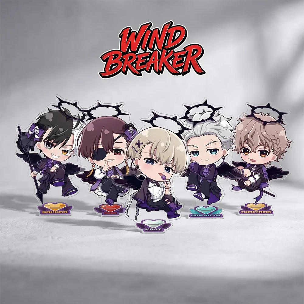 WIND BREAKER Fallen Angel Ver 10CM Double Sided Acrylic Stand Keychain 2026 New Anime Stand Haruka Sakura Hajime Desk Decor Gift
