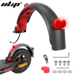 ULIP Aluminio Guardabarros Trasero Premium Fender & Tail Light Kit Tyre Splash Fender Protección Accesorio para Xiaomi M365 Pro Pro2 1S MI35 Pro Pro2 1S MI3 Scooter Eléctrico Compatible con 8.5-10 Pulgadas Neumáticos