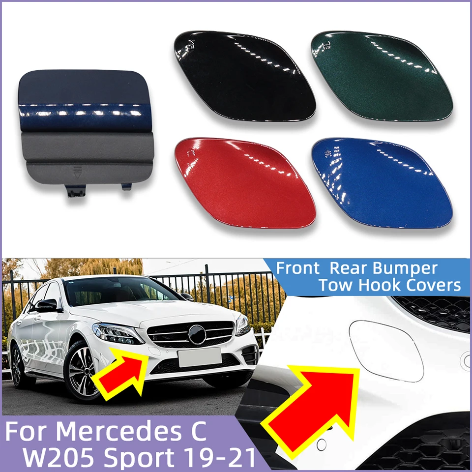 

Front Rear Bumper Towing Hook Cover Cap For Mercedes-Benz C W205 Sport Model 2019 2020 2021 High-quality Auto Parts #2058856402