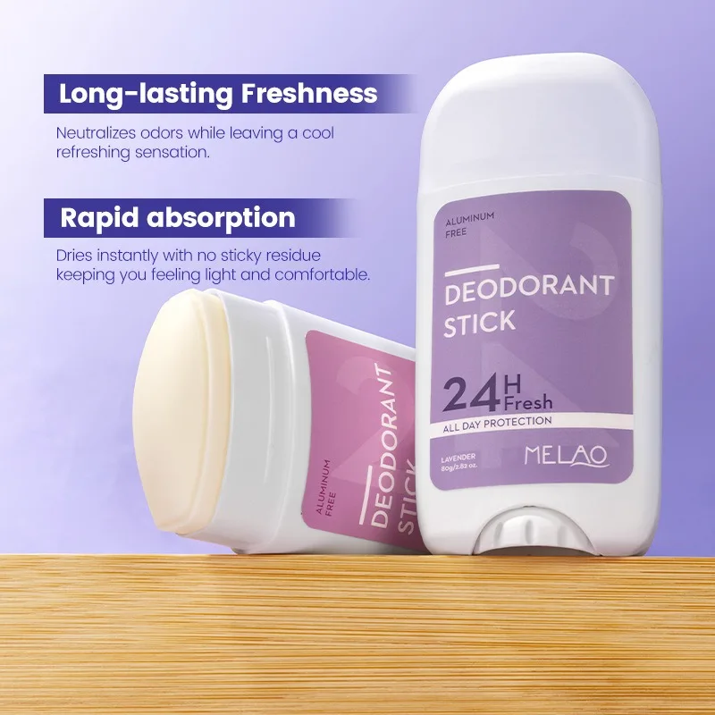 Body Antiperspirant Balm Lighten Underarm Odor Long-lasting Scent Lavender Fragrance Deodorant Stick Sweat Control Body Care